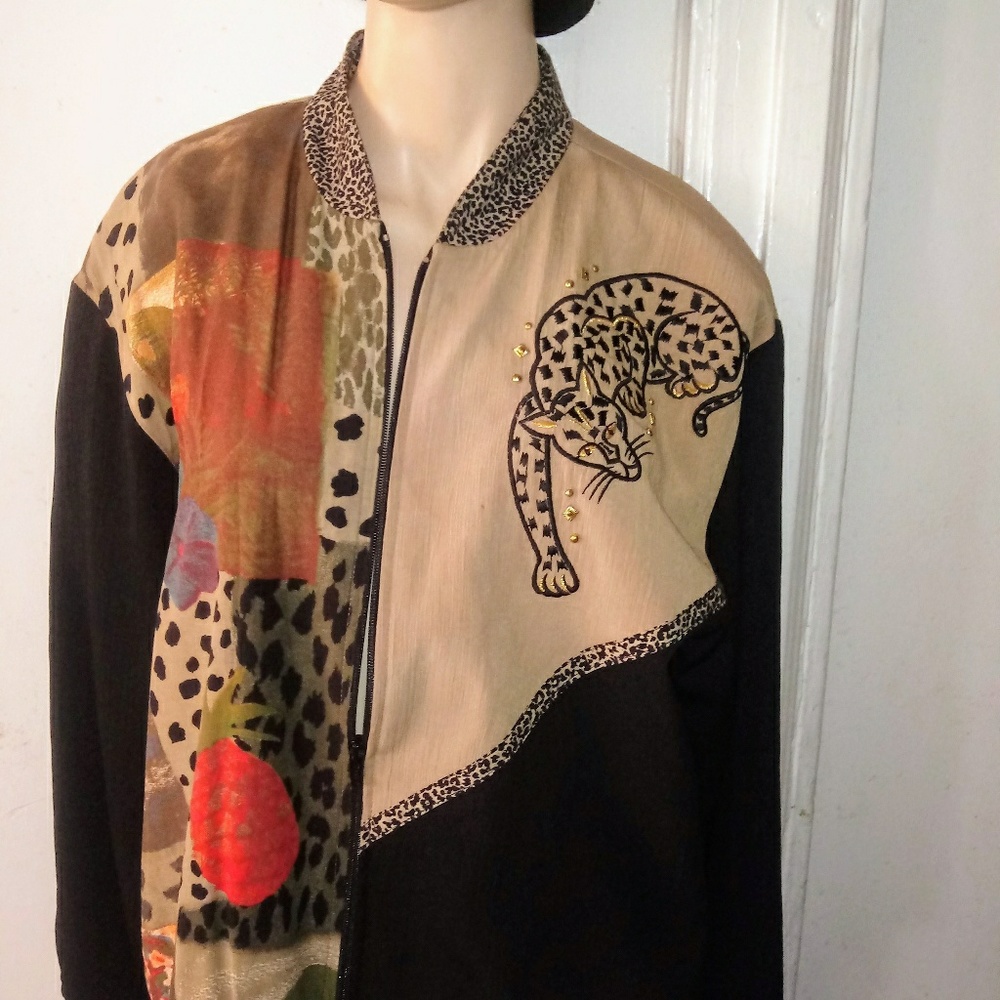 Festive Fall Cheetah Jacket - Picture 5 of 8